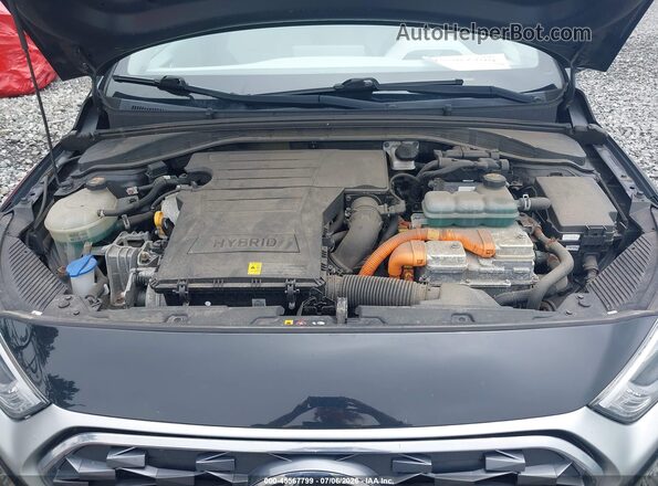 KMHC65LCXLU219734 2020 HYUNDAI IONIQ HYBRID Black Widok z tyłu