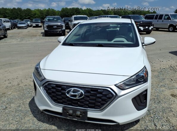 KMHC65LCXLU220317 2020 HYUNDAI IONIQ HYBRID White წინა ხედი