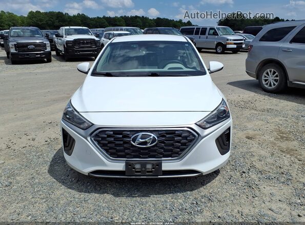 KMHC65LCXLU220317 2020 HYUNDAI IONIQ HYBRID White ხელსაწყოთა პანელის ხედი
