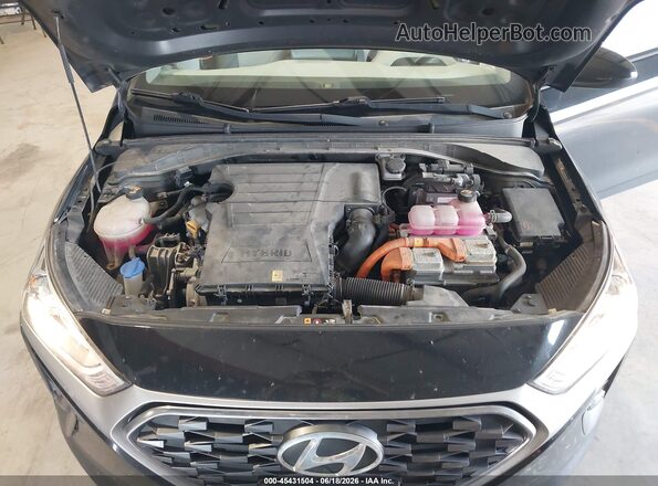 KMHC65LCXLU232869 2020 HYUNDAI IONIQ HYBRID Black უკანა ხედი