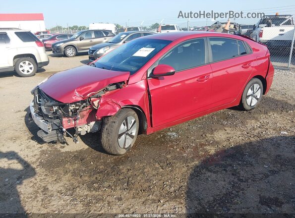 KMHC65LCXMU255828 2021 HYUNDAI IONIQ HYBRID Red Przód lewy