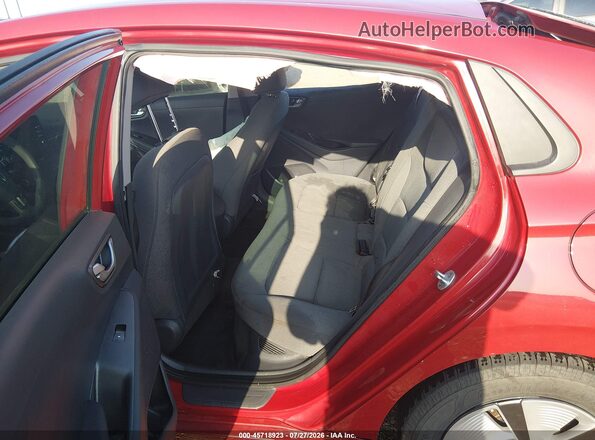 KMHC65LCXMU255828 2021 HYUNDAI IONIQ HYBRID Red Widok naklejki z numerem VIN