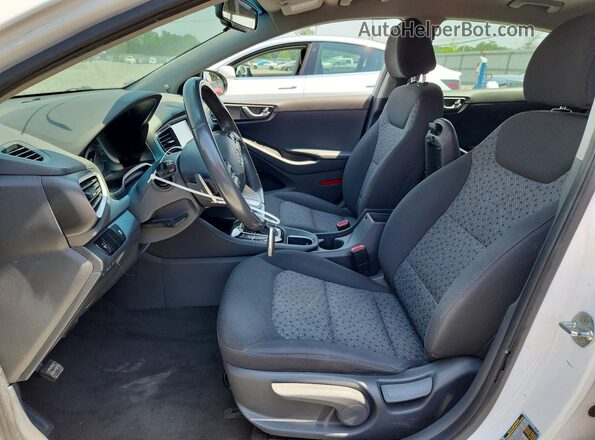 KMHC65LD2KU178569 2019 HYUNDAI IONIQ White Widok wnętrza z przodu