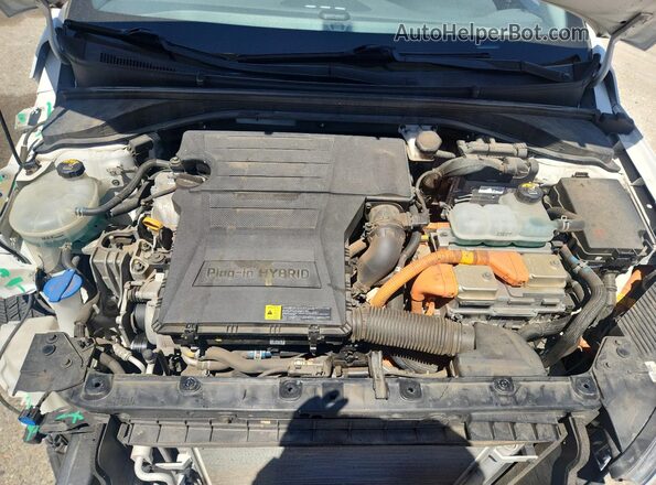KMHC65LD3KU105680 2019 HYUNDAI IONIQ White Սալոնի հետևի տեսք