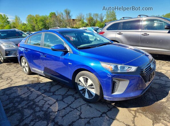 KMHC65LD3KU140834 2019 HYUNDAI IONIQ Blue Delantero derecho