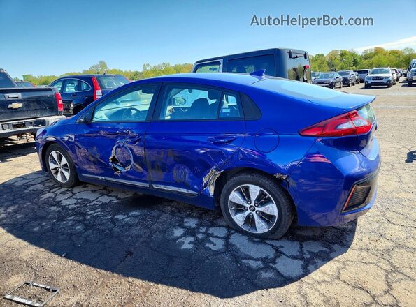 KMHC65LD3KU140834 2019 HYUNDAI IONIQ Blue Trasero izquierdo