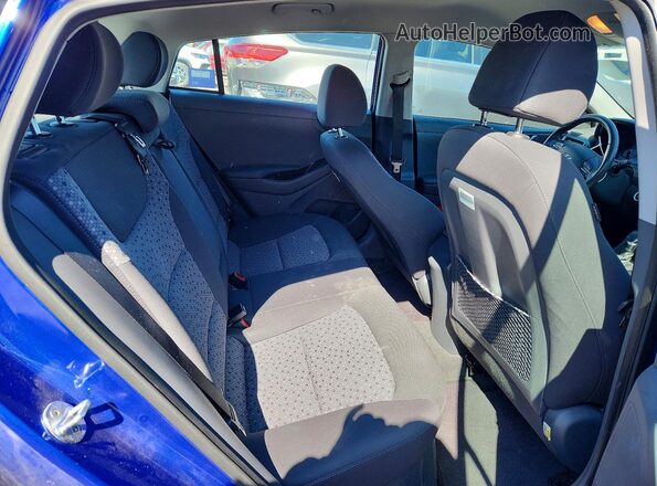 KMHC65LD3KU140834 2019 HYUNDAI IONIQ Blue Vista de los asientos traseros