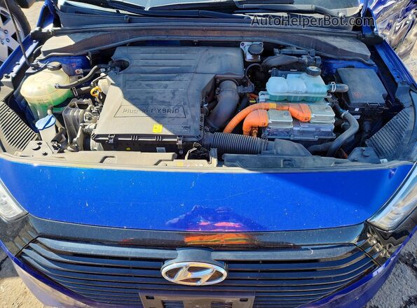 KMHC65LD3KU140834 2019 HYUNDAI IONIQ Blue Vista interior trasera