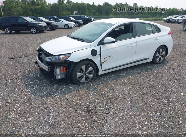 KMHC65LD6KU156364 2019 HYUNDAI IONIQ PLUG-IN HYBRID White Передня ліва чверть
