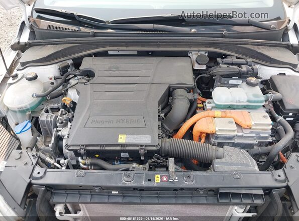 KMHC65LD6KU156364 2019 HYUNDAI IONIQ PLUG-IN HYBRID White Вид ззаду