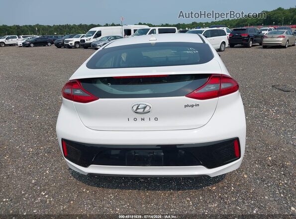 KMHC65LD6KU156364 2019 HYUNDAI IONIQ PLUG-IN HYBRID White 