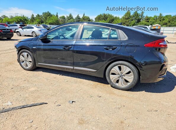 KMHC65LD8KU166703 2019 HYUNDAI IONIQ Black Задня ліва чверть