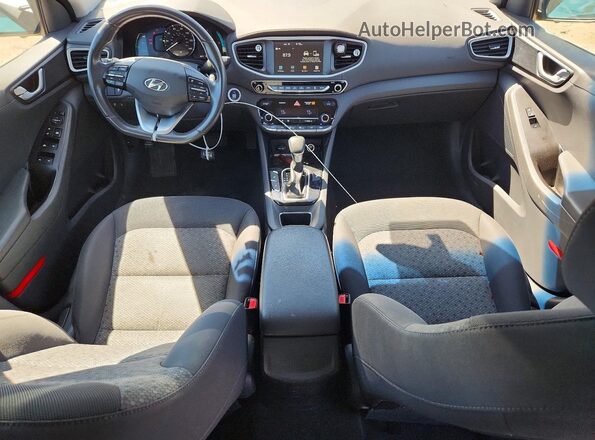 KMHC65LD8KU166703 2019 HYUNDAI IONIQ Black Вид панелі приладів
