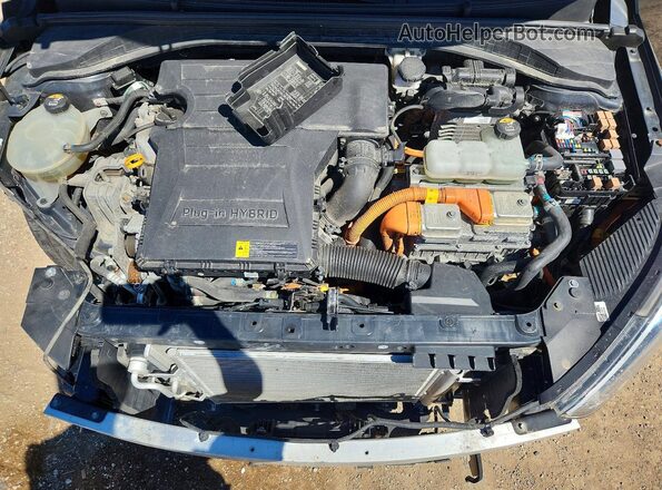 KMHC65LD8KU166703 2019 HYUNDAI IONIQ Black Вид задньої частини салону