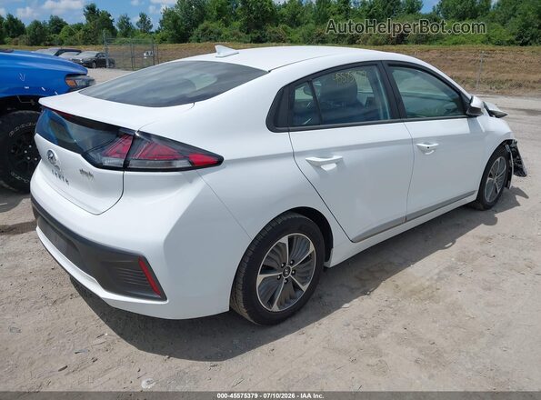 KMHC65LD8MU253732 2021 HYUNDAI IONIQ PLUG-IN HYBRID White Tył prawy