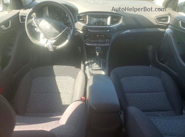 KMHC65LD9KU184191 2019 HYUNDAI IONIQ White წინა პანელის ხედი