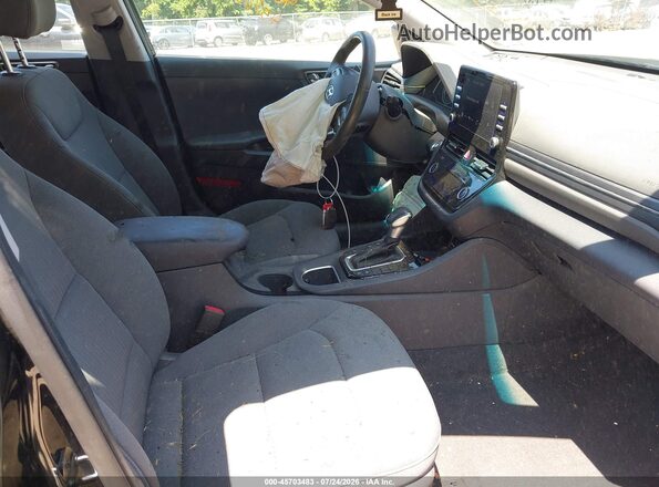 KMHC65LD9NU275031 2022 HYUNDAI IONIQ PLUG-IN HYBRID Black წინა სალონის ხედი