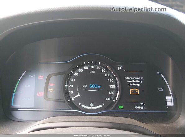 KMHC75LC0HU030210 2017 HYUNDAI IONIQ HYBRID White Tył prawy