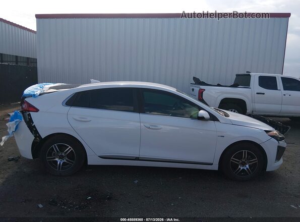KMHC75LC0HU030210 2017 HYUNDAI IONIQ HYBRID White Widok z tyłu