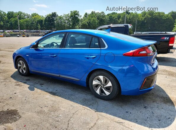 KMHC75LC0HU049985 2017 HYUNDAI IONIQ Blue Հետևի ձախ