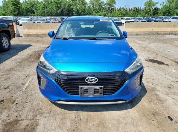 KMHC75LC0HU049985 2017 HYUNDAI IONIQ Blue Դիմացի տեսք