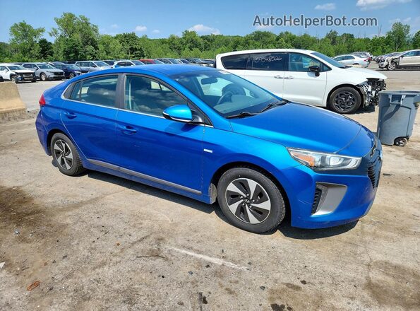KMHC75LC0HU049985 2017 HYUNDAI IONIQ Blue Առջևի աջ