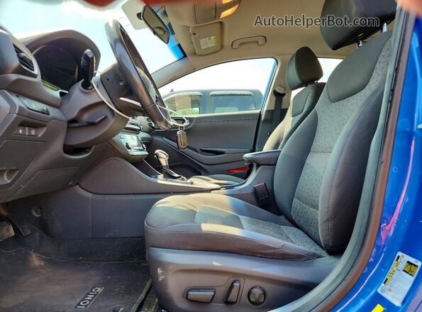 KMHC75LC0HU049985 2017 HYUNDAI IONIQ Blue Սալոնի դիմացի տեսք