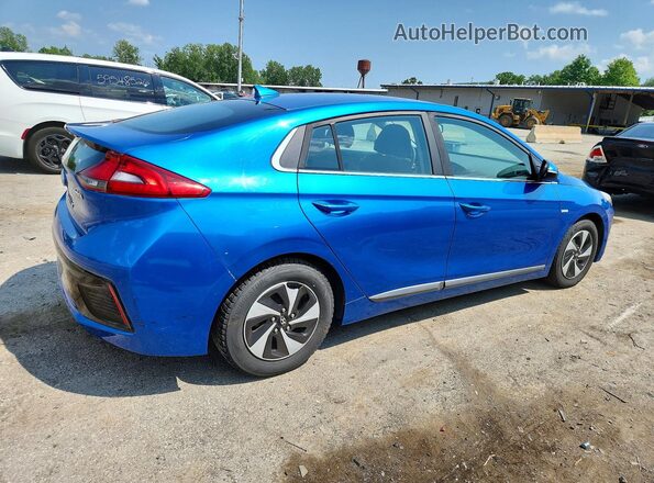 KMHC75LC0HU049985 2017 HYUNDAI IONIQ Blue Հետևի աջ