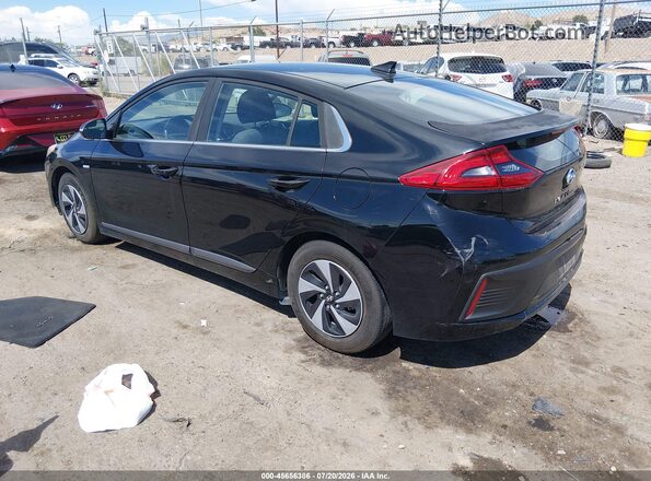 KMHC75LC0JU069496 2018 HYUNDAI IONIQ HYBRID Черный Задняя левая четверть