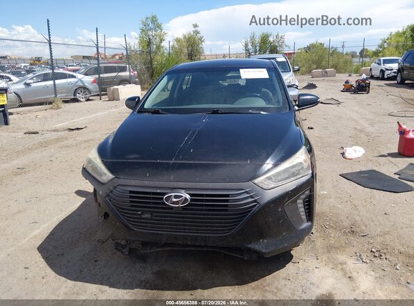 KMHC75LC0JU069496 2018 HYUNDAI IONIQ HYBRID Черный Вид щитка приборов