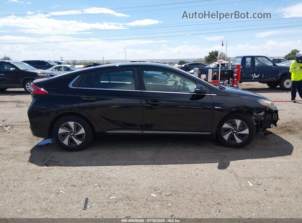 KMHC75LC0JU069496 2018 HYUNDAI IONIQ HYBRID Черный Вид задней части салона