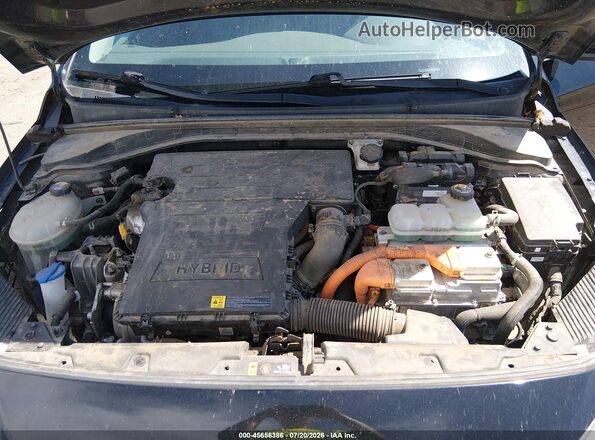 KMHC75LC0JU069496 2018 HYUNDAI IONIQ HYBRID Черный Вид сзади