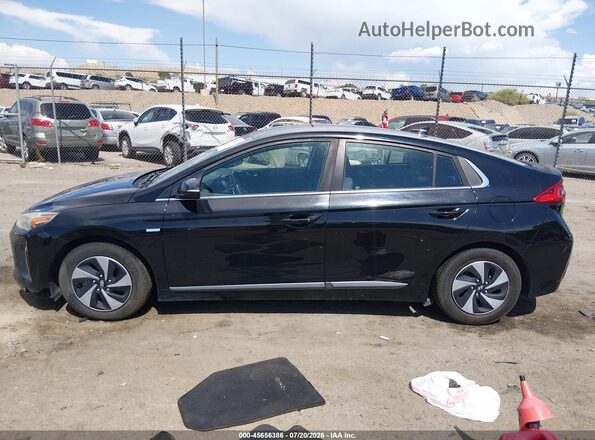 KMHC75LC0JU069496 2018 HYUNDAI IONIQ HYBRID Черный Панорамный вид салона 360°