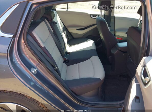 KMHC75LC0JU081941 2018 HYUNDAI IONIQ HYBRID Gray Vista de la etiqueta del VIN