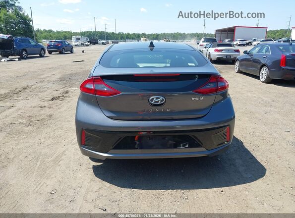 KMHC75LC0JU081941 2018 HYUNDAI IONIQ HYBRID Gray 