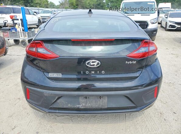 KMHC75LC0KU106015 2019 HYUNDAI IONIQ Black Հետևի տեսք