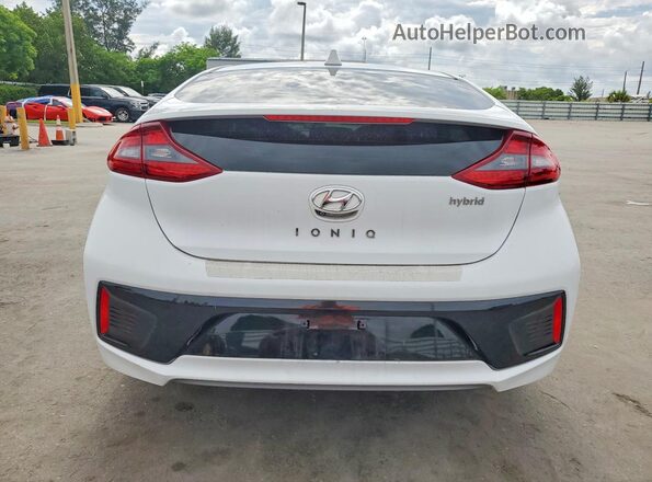 KMHC75LC1HU028756 2017 HYUNDAI IONIQ White Vista trasera
