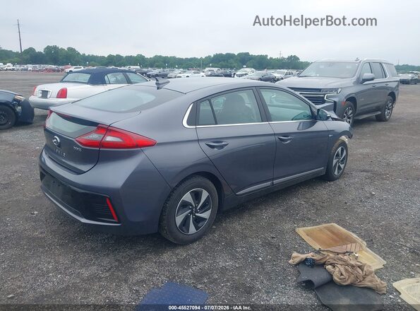 KMHC75LC1HU047999 2017 HYUNDAI IONIQ HYBRID Gray უკანა მარჯვენა