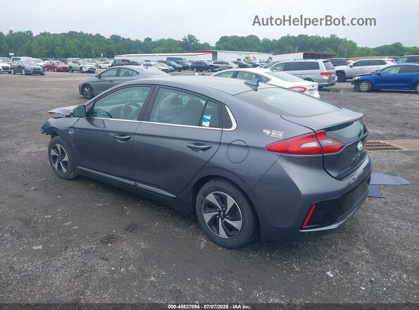 KMHC75LC1HU047999 2017 HYUNDAI IONIQ HYBRID Gray უკანა მარცხენა