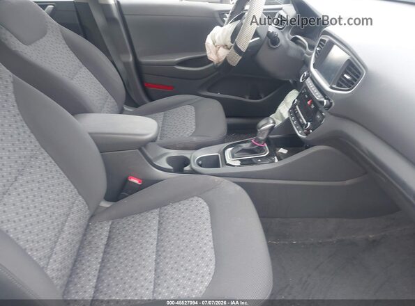 KMHC75LC1HU047999 2017 HYUNDAI IONIQ HYBRID Gray წინა სალონის ხედი