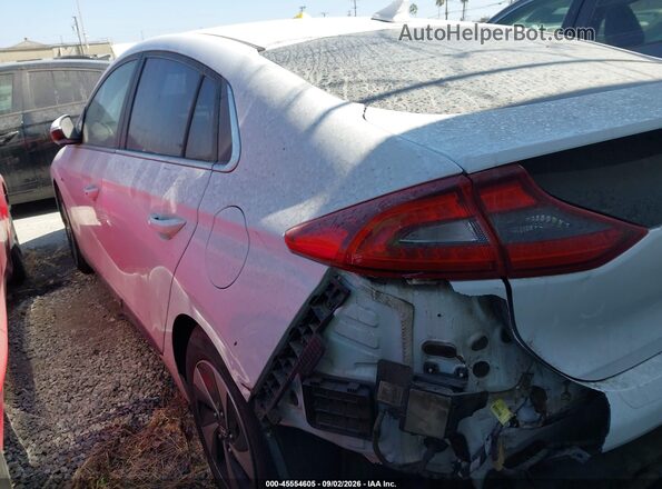 KMHC75LC1KU139573 2019 HYUNDAI IONIQ HYBRID White Trasero izquierdo