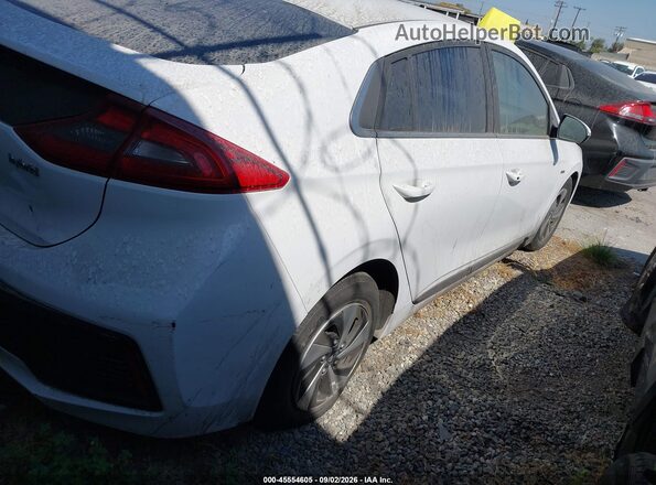KMHC75LC1KU139573 2019 HYUNDAI IONIQ HYBRID White Trasero derecho