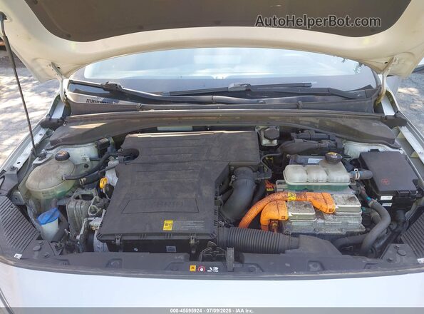 KMHC75LC1LU201118 2020 HYUNDAI IONIQ HYBRID Gray Вид ззаду