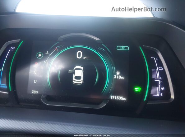 KMHC75LC1LU201118 2020 HYUNDAI IONIQ HYBRID Gray Вид задніх сидінь