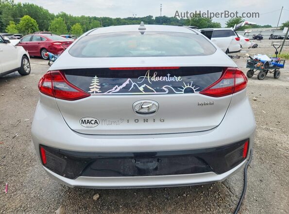 KMHC75LC3JU060307 2018 HYUNDAI IONIQ Silver Հետևի տեսք
