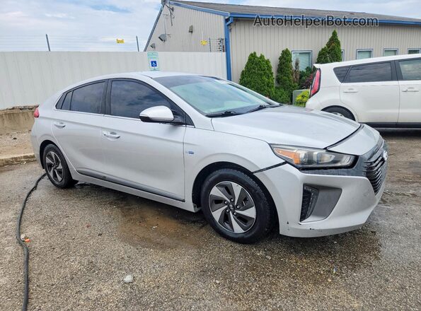 KMHC75LC3JU060307 2018 HYUNDAI IONIQ Silver Առջևի աջ