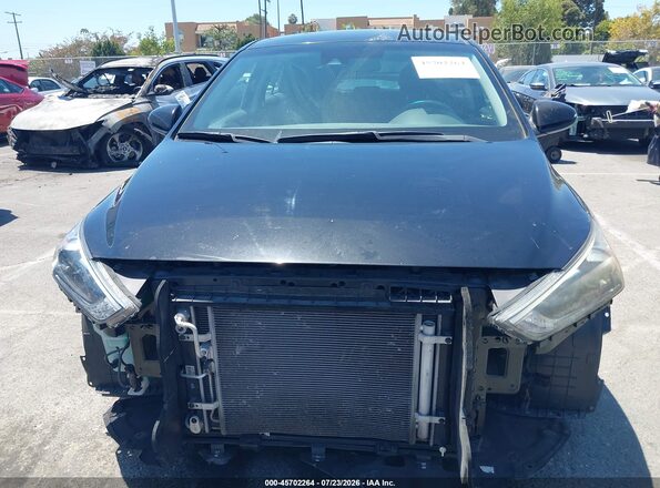 KMHC75LC3JU091203 2018 HYUNDAI IONIQ HYBRID Black Widok wnętrza z tyłu