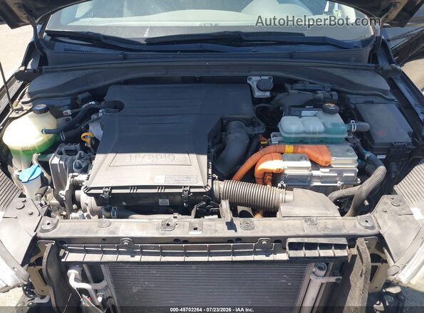 KMHC75LC3JU091203 2018 HYUNDAI IONIQ HYBRID Black Widok z tyłu