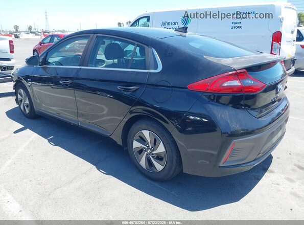 KMHC75LC3JU091203 2018 HYUNDAI IONIQ HYBRID Black Tył lewy