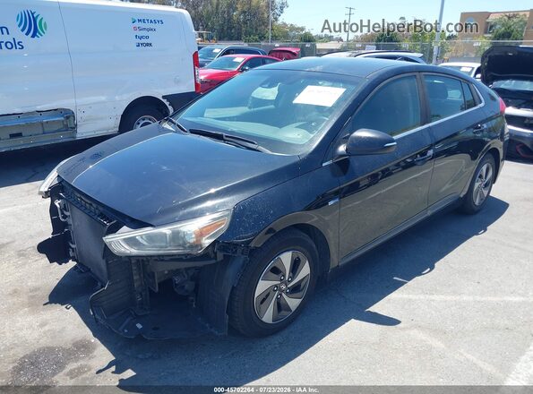 KMHC75LC3JU091203 2018 HYUNDAI IONIQ HYBRID Black Przód lewy